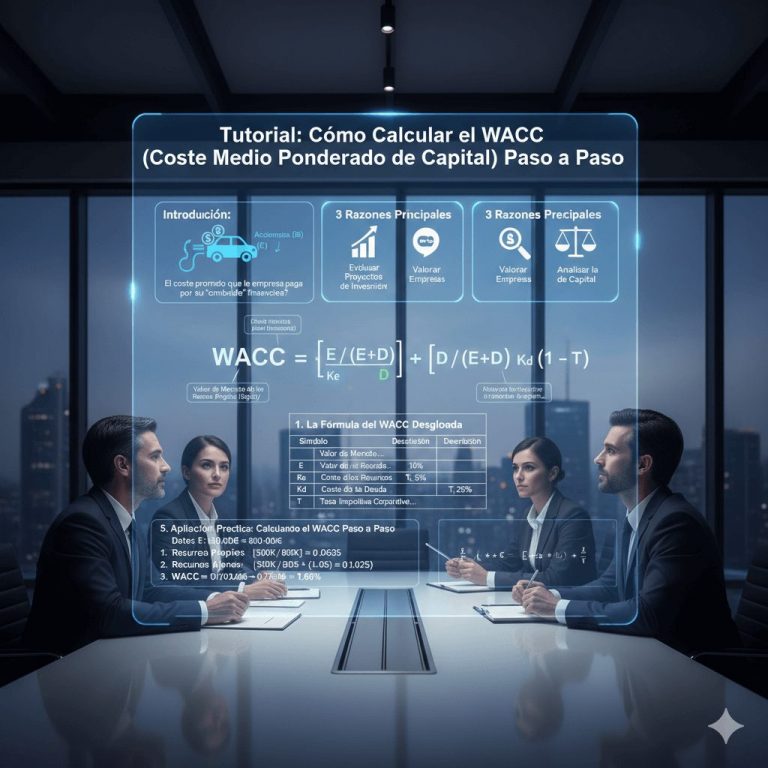 Lee más sobre el artículo Tutorial: Cómo Calcular el WACC (Coste Medio Ponderado de Capital) Paso a Paso