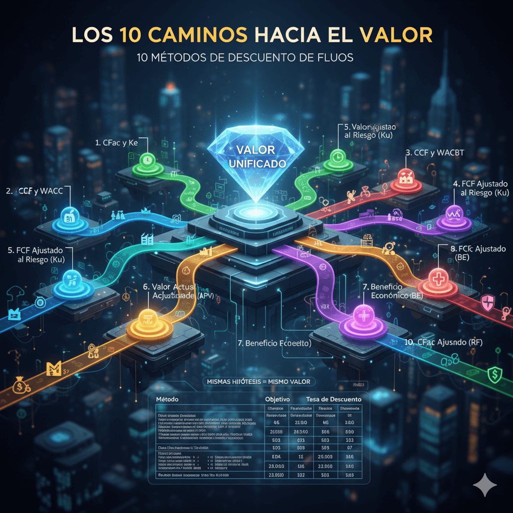 Lee más sobre el artículo Los 10 Caminos hacia el Valor: Una Guía Esencial sobre Métodos de Descuento de Flujos
