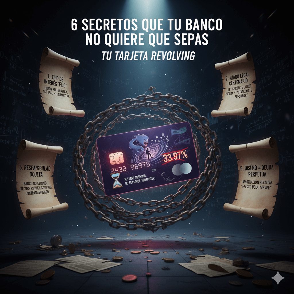 En este momento estás viendo 6 Secretos que tu Banco No Quiere que Sepas sobre tu Tarjeta Revolving